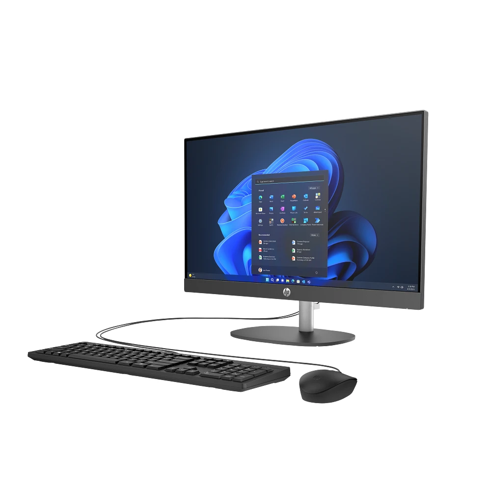 HP ProOne 240 G10 23.8-inch All-in-One, Intel Core i7-1355U, 16GB DDR4, 512GB NVMe SSD, Black view 2