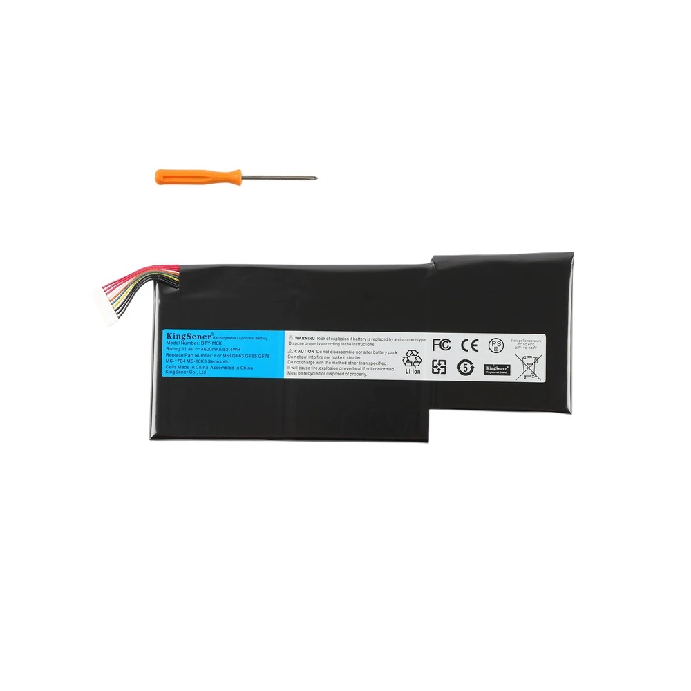 MSI BATTERY MIS GS63VR,GS73VR ,GS63,MS-16K2 6RF GF75